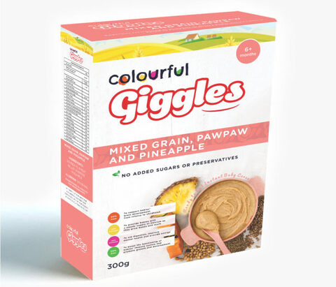 Colourful Giggles (Mixed Grain, Pawpaw and Pineapple)